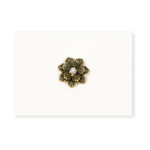 1.8cm Gold Filigree Button Alloy Button