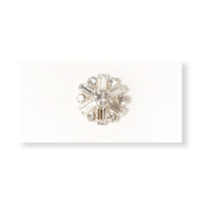 1.9cm Mini Floral Cluster Alloy Button