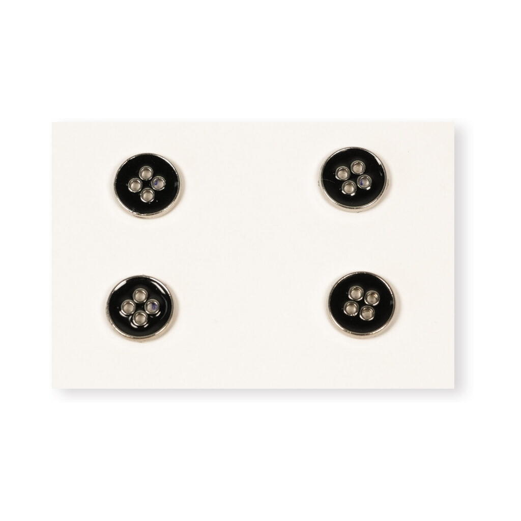 10mm Gold Painted Mini Flower Alloy Button