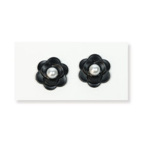 2.0cm Painted Floral Alloy Button