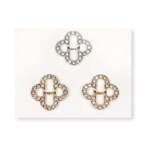 20mm Gold Filigree Flower Alloy Button