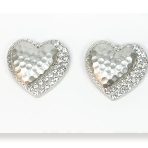 25mm Pearl and Crystal Flower Alloy Button
