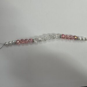 7-Inch Blush Pink Crystal Bead Strand