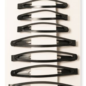 Black Hair Clip, 6 and 7.5 cm