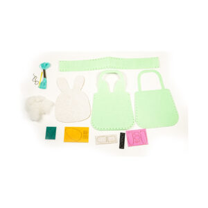 Bunny Felt Handbag Sewing Kit, 13-15 cm