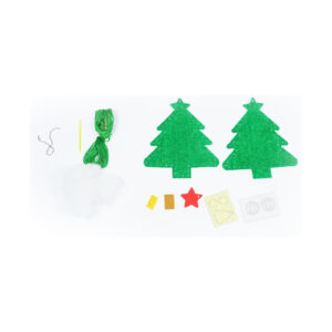 Christmas Tree Felt Ornament Kit, 13-15 cm