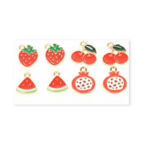 Colorful Fruit Jewelry Charms