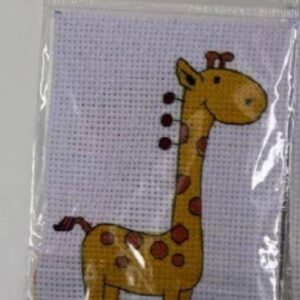 Giraffe Needlecraft Kit, 10 x 14 cm, Unframed