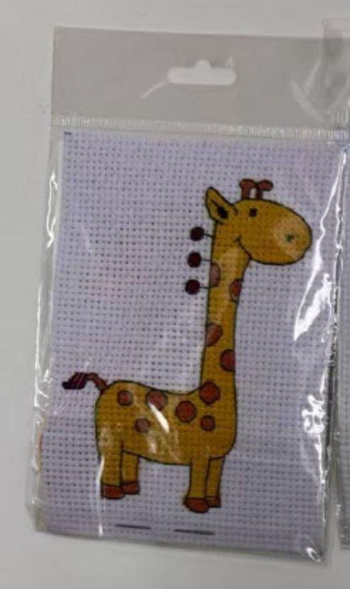 Giraffe Needlecraft Kit, 10 x 14 cm, Unframed