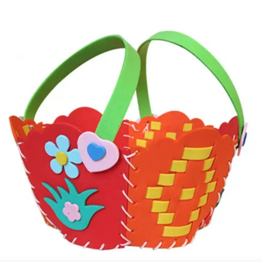 Red Heart Woven Basket Craft Kit, 8 cm
