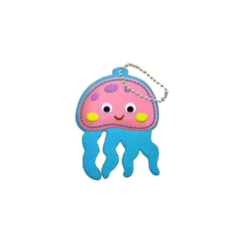 Jellyfish Felt Keychain Sewing Kit, 13-15 cm