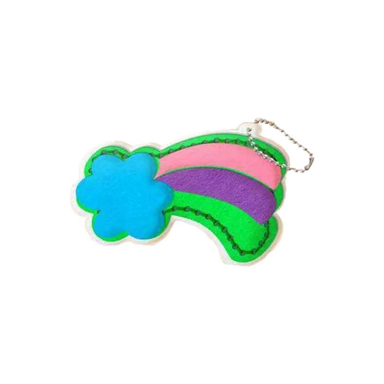 Rainbow Felt Keychain Sewing Kit, 13-15 cm