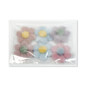 Felt Flower Appliques, 6cm