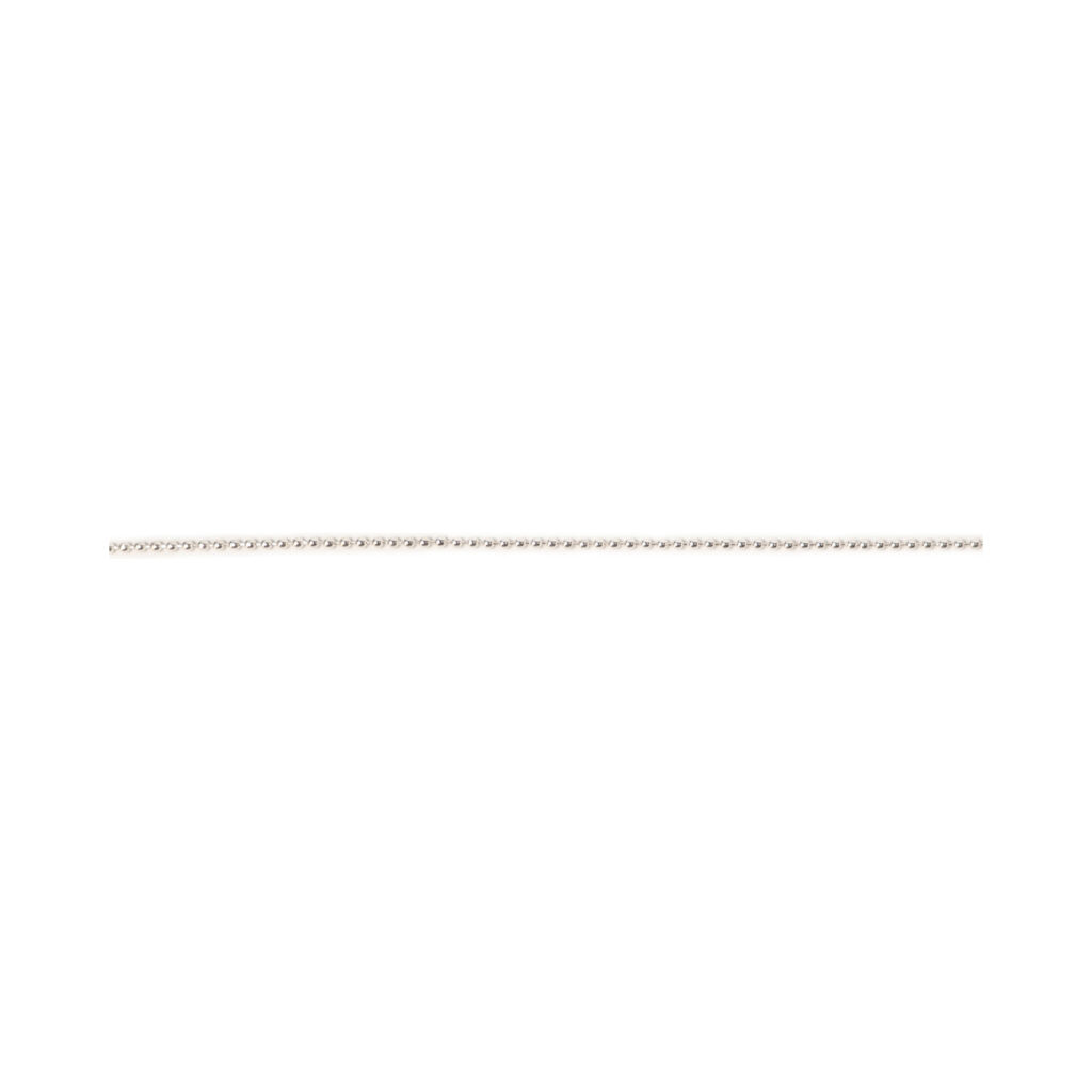 Fine Silver-Tone Chain Spool, 4 meters