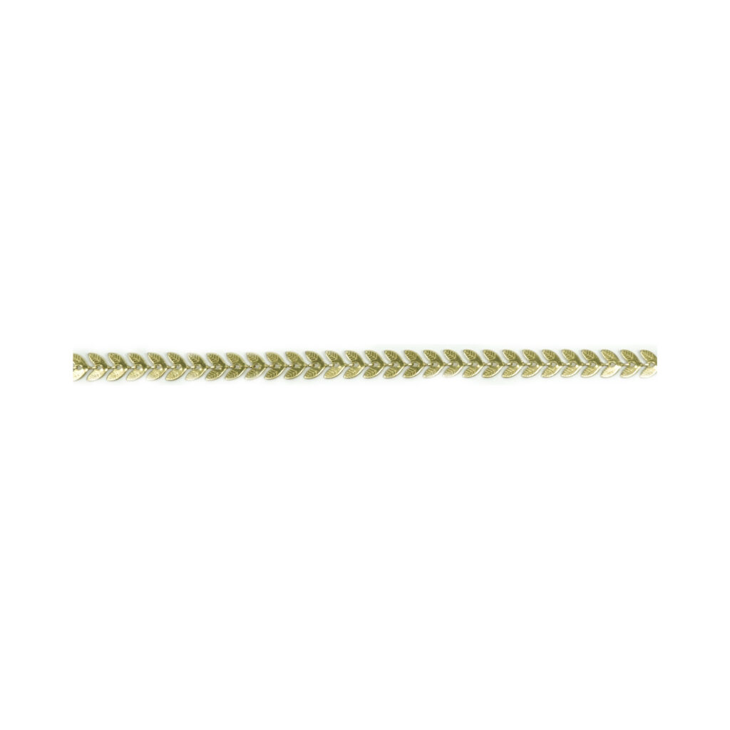 Gold-Tone Chevron Link Jewelry Chain Strand, 18 inches