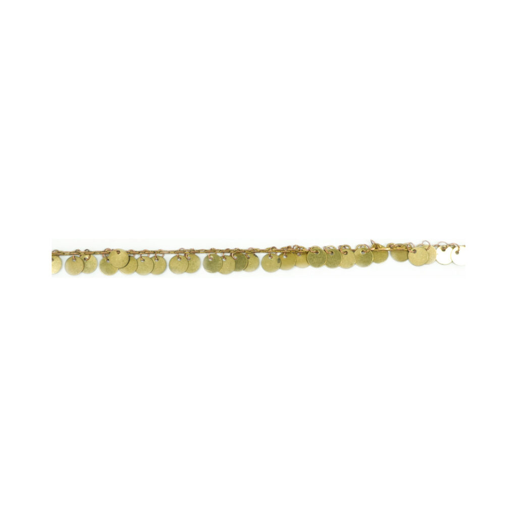 Gold-Tone Decorative Station Jewelry Chain Strand, 18 inches