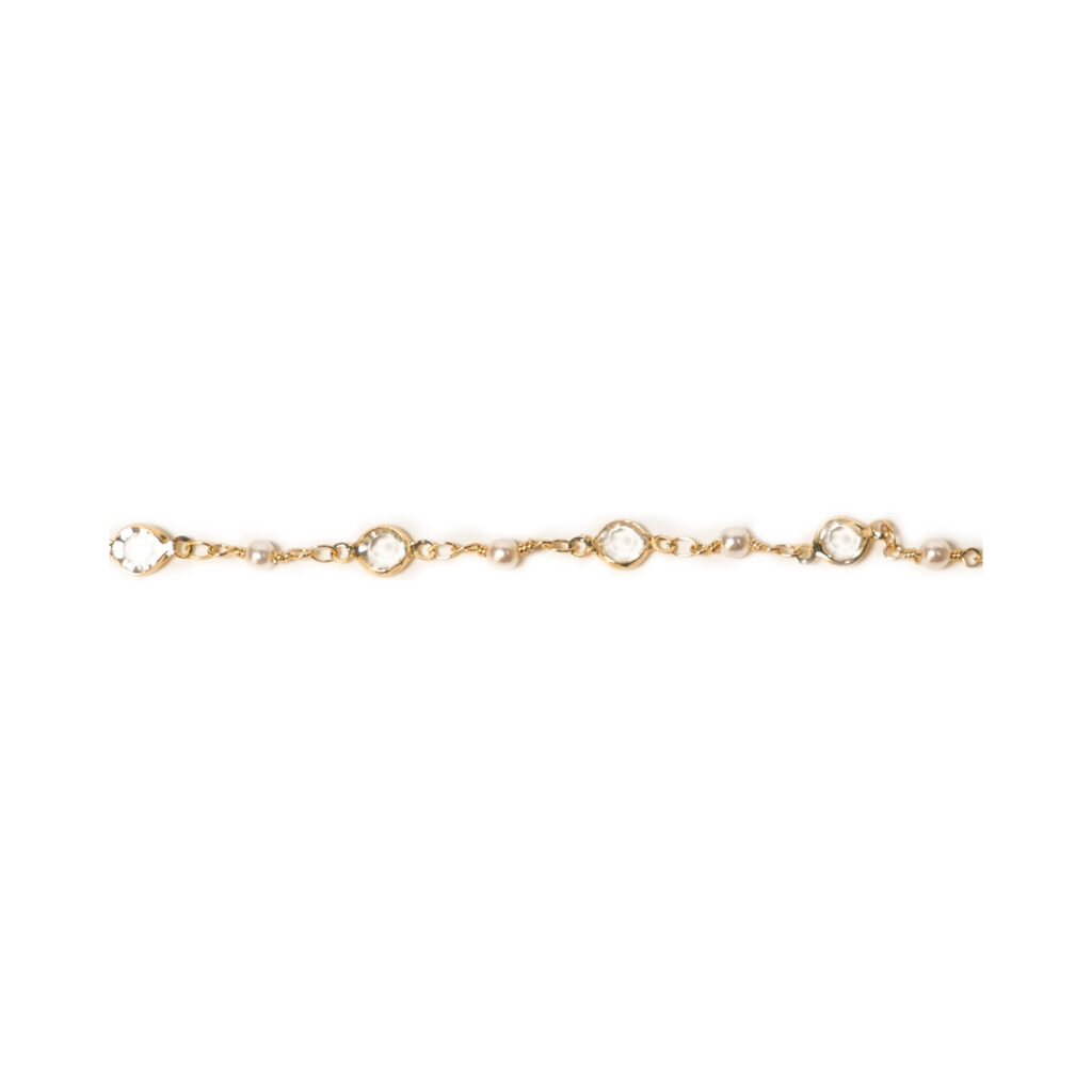 Gold-Tone Round Station Jewelry Chain Strand, 14 inches
