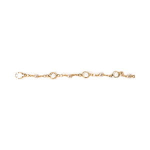 Gold-Tone Round Station Jewelry Chain Strand, 14 inches