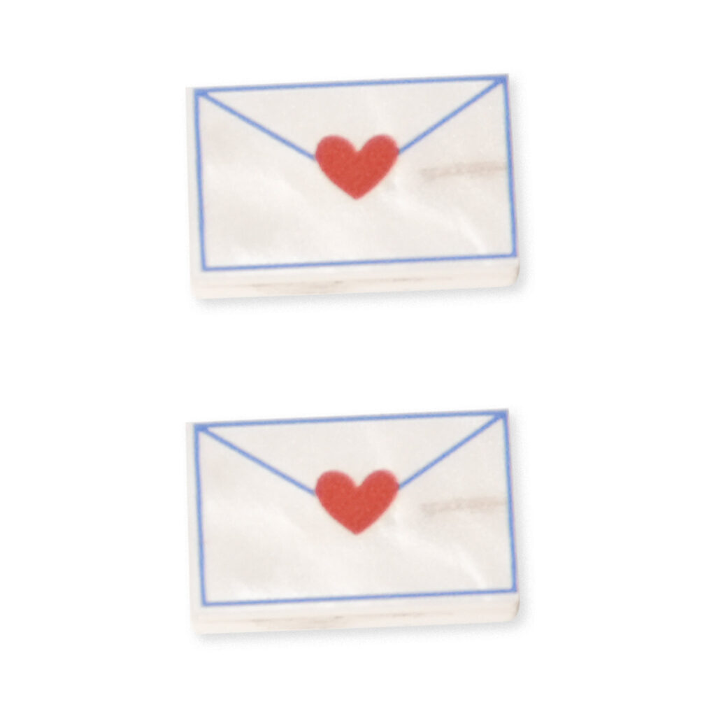 Heart Envelope Jewelry Charms