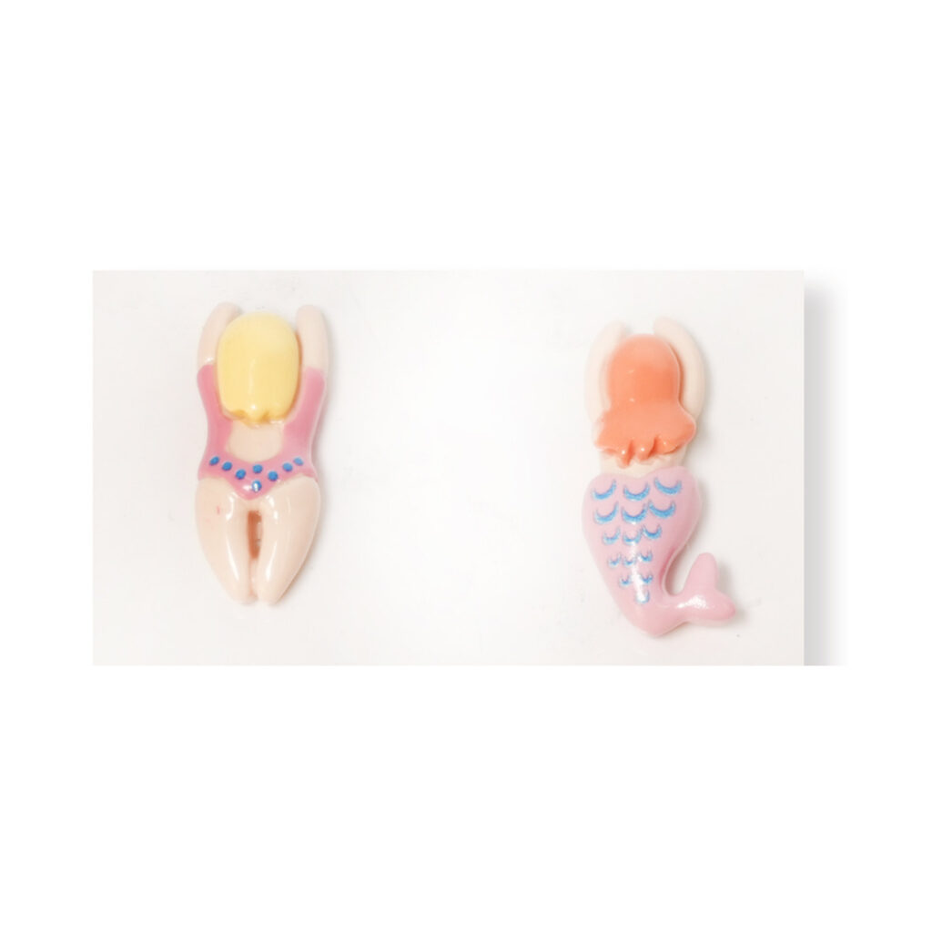 Mermaid Flatback Resin Embellishment, 25 x 11mm