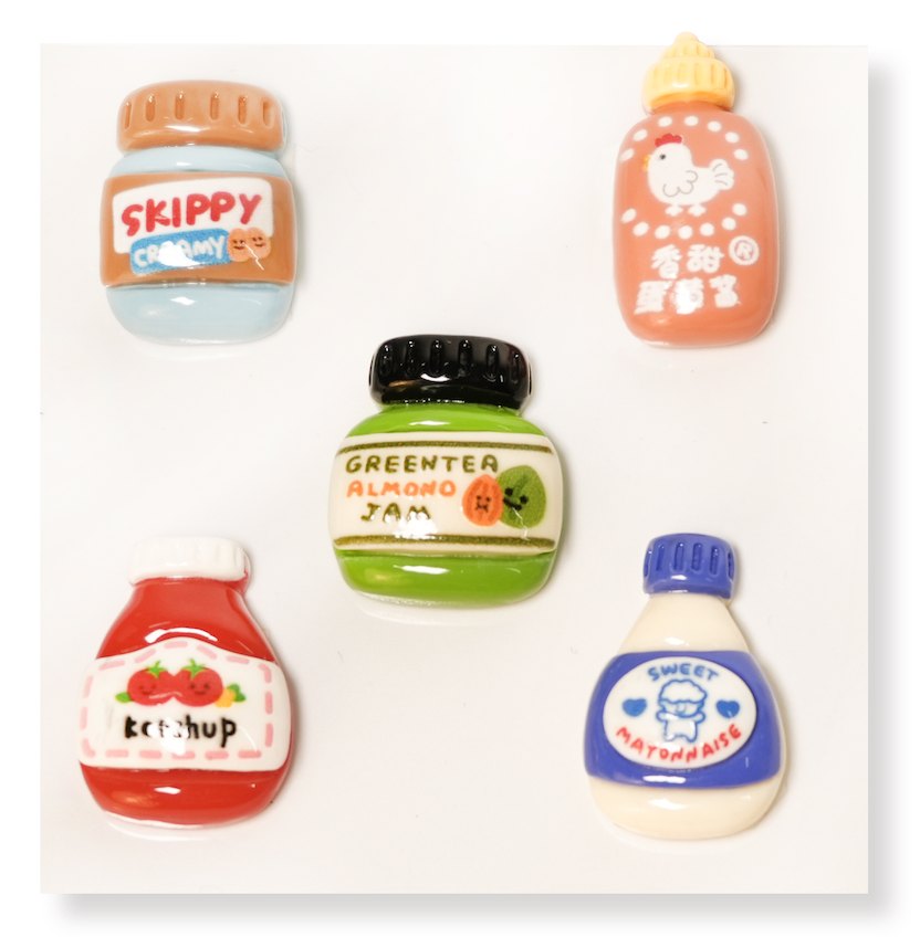 Mini Jam Jar Flatback Resin Embellishment, 19 x 26mm