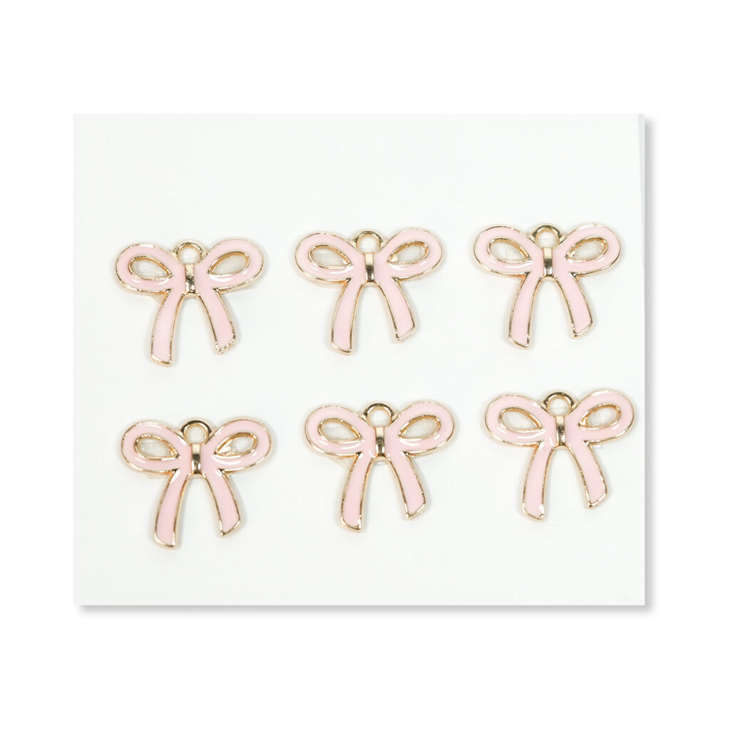 Multicolor Bow Jewelry Charms