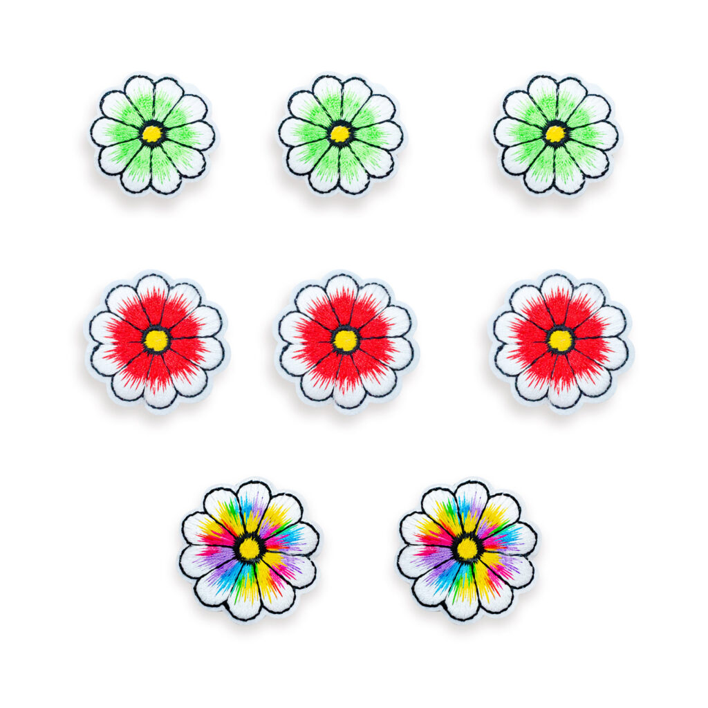 Multicolor Flower Craft Embellishments