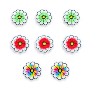 Multicolor Flower Craft Embellishments