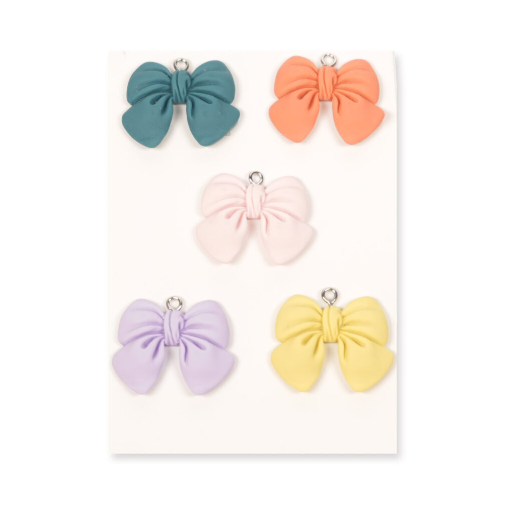 Pastel Bow Jewelry Charms