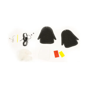 Penguin Felt Keychain Sewing Kit, 13-15 cm