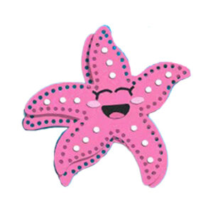 Pink Starfish Felt Sewing Kit, 13-15 cm