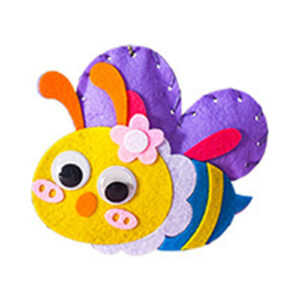 Purple Fantasy Animal Felt Sewing Kit, 13-15 cm