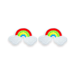 Rainbow and Cloud Craft Appliques