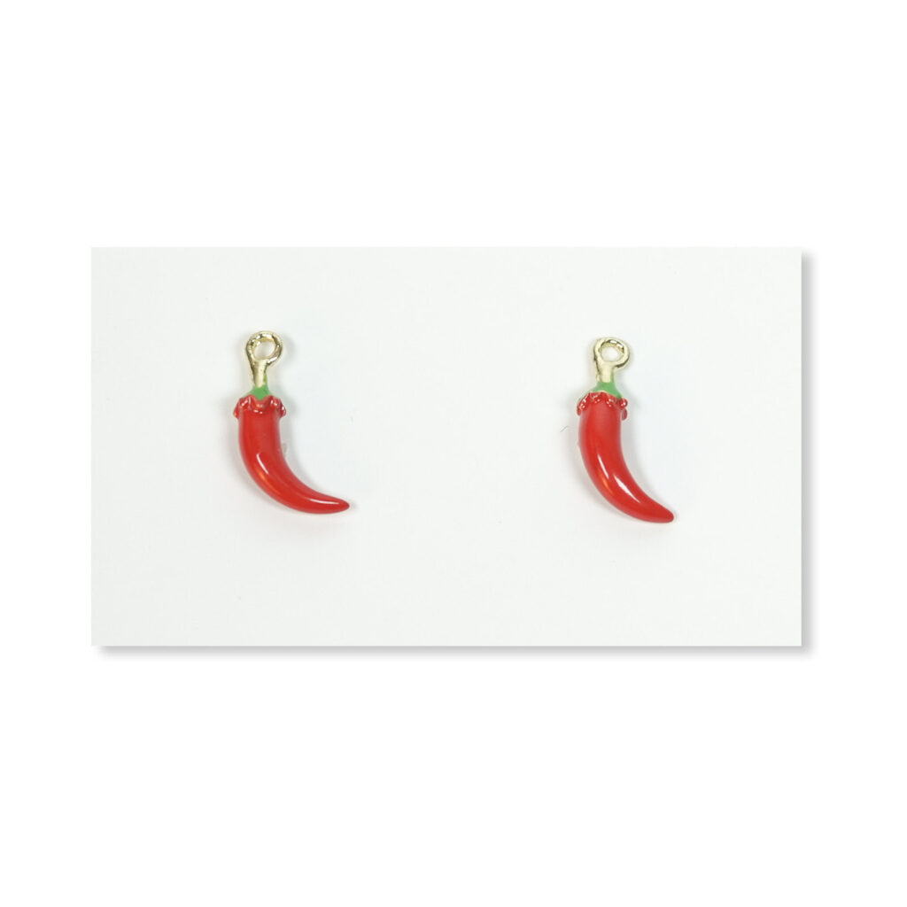 Red Chili Pepper Jewelry Charms