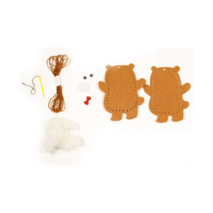 Reindeer Felt Keychain Sewing Kit, 13-15 cm