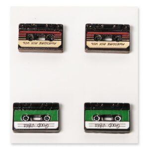 Retro Cassette Tape Flatback Resin Embellishment, 12 x 25mm