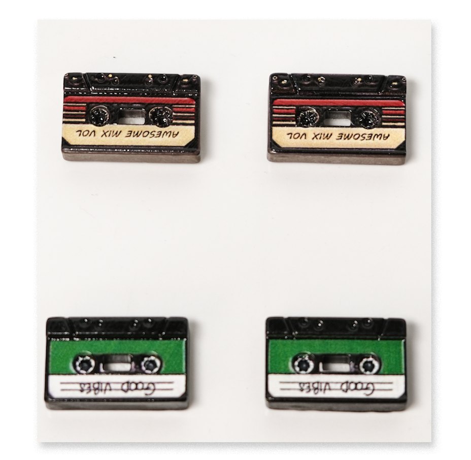 Retro Cassette Tape Flatback Resin Embellishment, 12 x 25mm