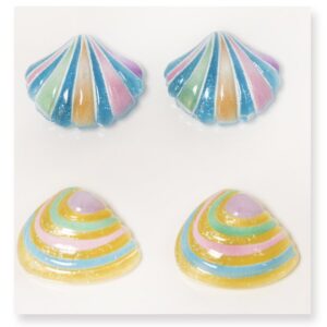 Seashell Flatback Resin Embellishment, 28 x 24mm