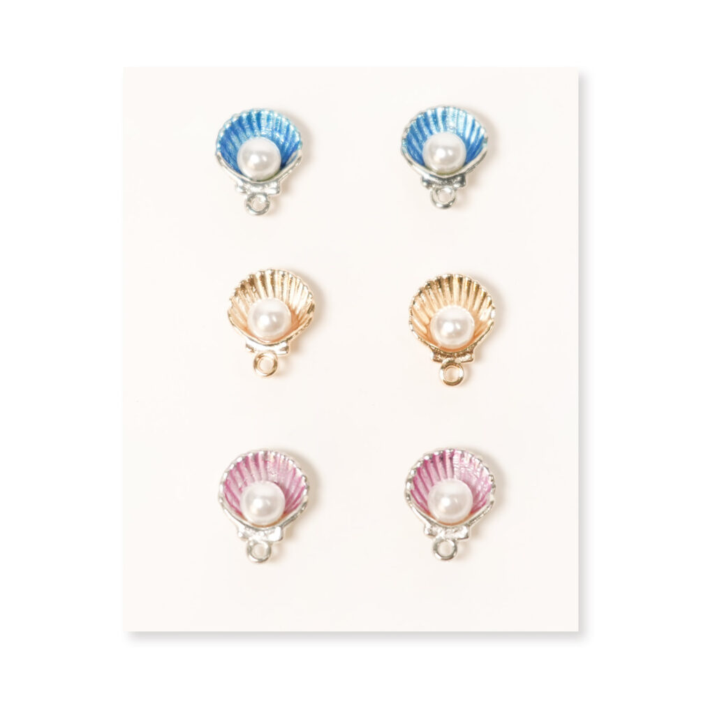 Shell and Mermaid Jewelry Charms