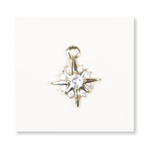 Silver-Tone Star Dangle Jewelry Charms