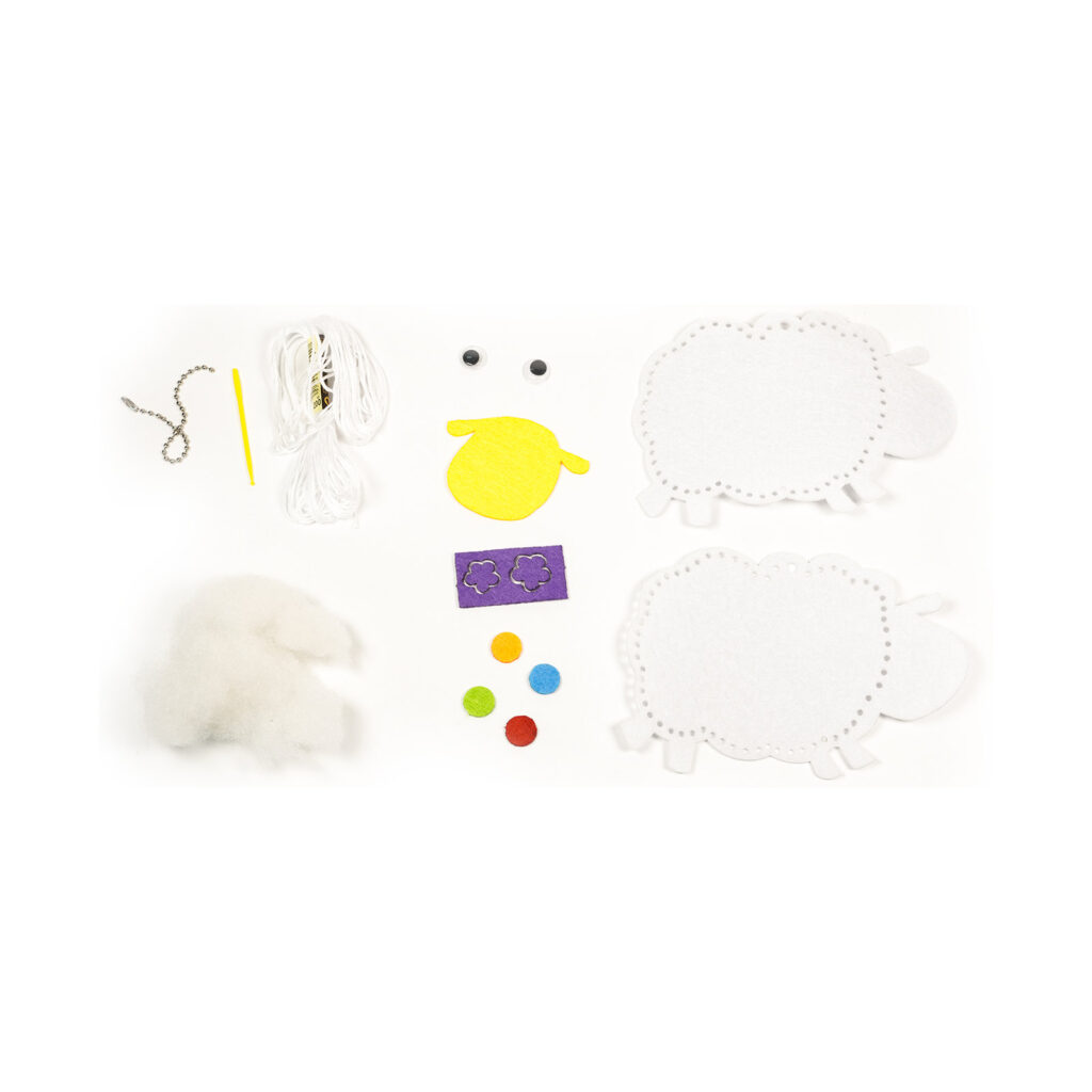Turtle Felt Keychain Sewing Kit, 13-15 cm