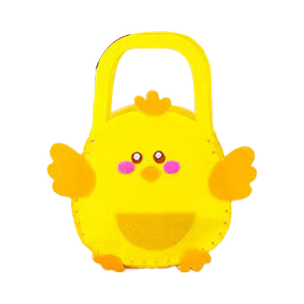 Yellow Chick Felt Handbag Sewing Kit, 13-15 cm
